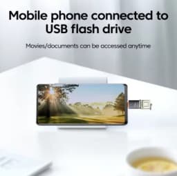 12A USB 3.0 To Type C Adapter LED OTG USB C Male to USB A Female Connector For iPhone 15 Tablet Notebook Android Phones Adapter