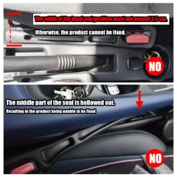 2pcs Car Seat Gap Filler, Dual Slot Design, Car Interior Accessories, Phone & Key Storage Box, Car Slot Pad, Seat Gap Fillers