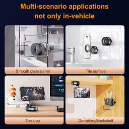 Magnetic Vacuum Phone Bracket 360° Adjustable Holder Strong Suction Cup Navigation Design Stand Holder For Car Universal 2026