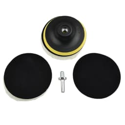 KKJOY 4" Pads Polishing Wheel for Electric Drill Polisher Sanding And Buffing Accessory