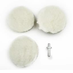 KKJOY 4" Pads Polishing Wheel for Electric Drill Polisher Sanding And Buffing Accessory