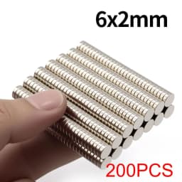 6x2mm Super Strong Neodymium Magnet N35 NdfeB Permanent Magnetic imanes Round Powerful Magnets Refrigerator Magnet