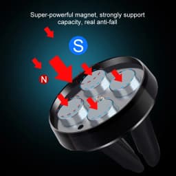 Car Magnetic Holder Universal Air Vent Mount Stand Accessories For iPhone Samsung Xiaomi Magnet Holder Stand in Car Mobile Phone