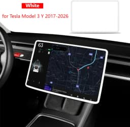 For New Tesla Screen Protector Frame Display Edge Body Cover Central Control Accessories Tesla Model 3 Y L Juniper Standard 2026