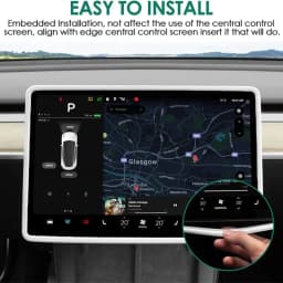 For New Tesla Screen Protector Frame Display Edge Body Cover Central Control Accessories Tesla Model 3 Y L Juniper Standard 2026