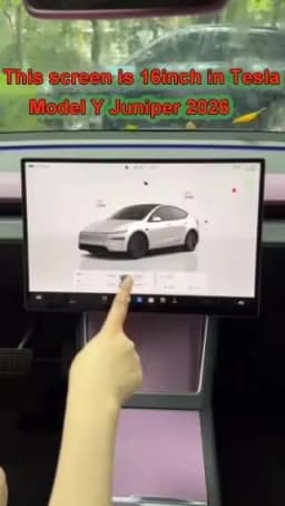 For New Tesla Screen Protector Frame Display Edge Body Cover Central Control Accessories Tesla Model 3 Y L Juniper Standard 2026