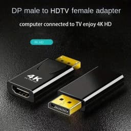 4K 30Hz/60Hz DP DisplayPort to HDMI-compatible Adapter Converter Display Port DP to HDTV Adapter Video Audio Laptop PC Laptop