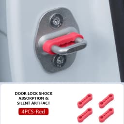 SEAMETAL 4pcs Universal Car Door Lock Damper Buffer Sillcone Deadener Seal Shock Absorber Noise Insulation for Car Accessories