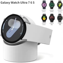 Silicone Charging Seat For Samsung Galaxy Watch 8/7/6/5 40/44mm Ultra 47mm Charging Stand Storage Seat Watch 6 8 Classic 47/43mm