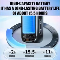 Bluetooth 6.0 AUX Audio Transmitter Receiver 2 IN 1 Wireless Adapter 3.5MM With Mic HiFi Stereo Music For Car TV PC Airplane