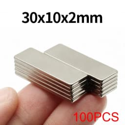 30x10x2mm Super Strong Neodymium Magnet N35 NdfeB Permanent Magnetic imanes Block Powerful Magnets Refrigerator