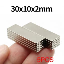 30x10x2mm Super Strong Neodymium Magnet N35 NdfeB Permanent Magnetic imanes Block Powerful Magnets Refrigerator
