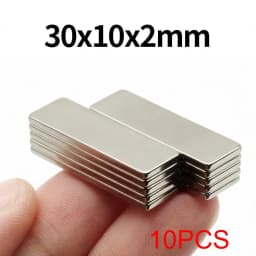 30x10x2mm Super Strong Neodymium Magnet N35 NdfeB Permanent Magnetic imanes Block Powerful Magnets Refrigerator