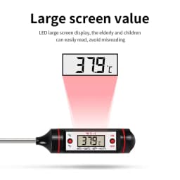 -50-300℃ Digital Food Thermometer For Meat Kitchen Cooking Water Milk Food Probe Temperature Meter BBQ Electronic Oven Tool