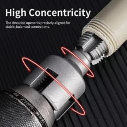 Pipe Thread Cutting Tool Integrated Internal & External Pipe Threading Tool Electric Drill Compatible PVC Pipe Threader Kit
