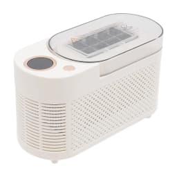 120W Mini Countertop Ice Maker, Compact Ice Machine for Home/Car/Travel White/Purple