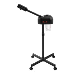 800w Facial Steamer 360° Skin Care Equipment Steamer Black Floor Standing Warm Steam Machine for Salon Beauty Spa Shop