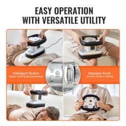 SucceBuy Chiropractic Massager Variable Speed Vibrating Therapy Handheld Body Massager for Muscle