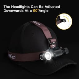 Sofirn-SP40A 1200lm Headlamp TN-3535 18650 Rechargeable Headlight TIR Optics Lens USB C Flashlight with Magnet Tail Cap