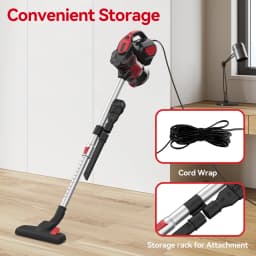 INSE I5 Corded Vacuum Cleaner 600W 18000Pa Powerful 2-in-1 HEPA Filters Handheld Stick Vaccum for Home Carpet Pets Hair Cleaning