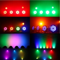 IP65 Waterproof Stage Effect Aluminum Led Par 18x18W RGBWA UV 6in1 DMX512 Outdoor Down Light DJ Equipment Disco Wash No Noise
