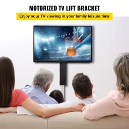 SucceBuy Remote TV Lift Motorized Cabinet TV Mount Bracket Electirc Actuator Lift Column DC Motor Height Adjustable Plasma LCD