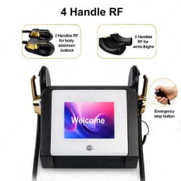Portable 2026 RF Technology EMS Electromagnetic Body Shaping Machine Belly Arm Weight Loss Cellulite Reduction Muscle Stimulator
