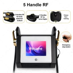 Portable 2026 RF Technology EMS Electromagnetic Body Shaping Machine Belly Arm Weight Loss Cellulite Reduction Muscle Stimulator