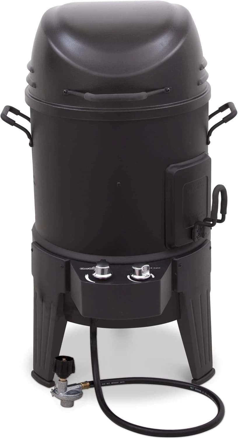 3-in-1 Smoker, Roaster & Gas Grill, Black - 14101550