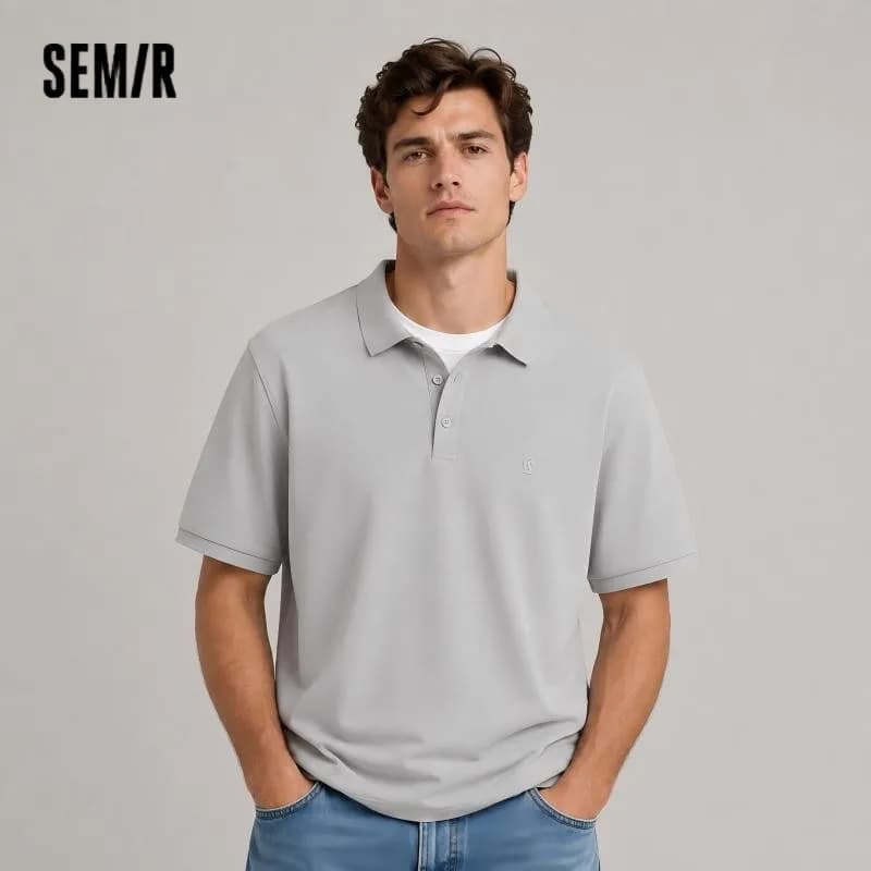 Semir Mens Polo 2026 Classic Lapel Knitted Moisture Wicking Quick Dry Cool Feeling Antibacterial