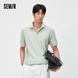 Semir Mens Polo 2026 Classic Lapel Knitted Moisture Wicking Quick Dry Cool Feeling Antibacterial
