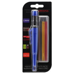 Woodworking Pencil Card Set, Deep Hole Marking and Drawing, with 2.8mm Reliable and Durable Lead, for Carpenters Engineering