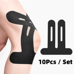 10PCS Kinesiology Tape for Knees,Waterproof & Elastic,Breathable Knee Tape,Athletic Tape Provide Support & Stability for Running