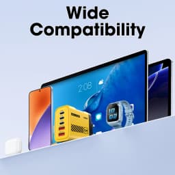 5 Port GaN USB C Charger 240W PD Fast Charger Phone Adapter Wall Charger For iPhone Samsung Xiaomi Huawei Fast Charging Plug