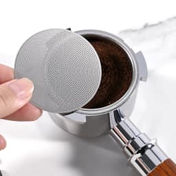 Espresso Puck Screen Coffee Filter Reusable Stainless Steel Holder 0.2mm For 51/54/58mm Coffee Portafilter Barista Accessories