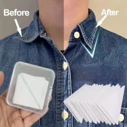 Shirt Polo Shirt Collar Paste Collar Shape Paste Triangle Collar Brace Without Curling Fixed Paste Collar Shape Paste