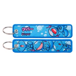 Japanese Anime Elf Monsters Keychain for Cars Backpack Key Holders Embroidery Keyrings Key Tag Jet Tag Accessories Gifts 1pcs