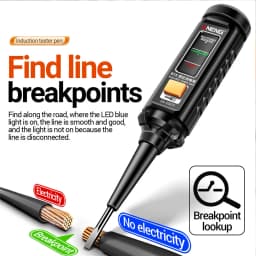 ANENG B15 One-word Screwdriver Tester Highlight Color Indicator Light Professional Electrician Induction Teste Pen Test Tools