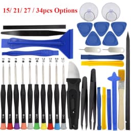 34/15 in 1 Precision Screwdriver Repair Tool Set for Mobile Phone Tablet Laptop Computer Electronics Maintenance Disassembly Kit