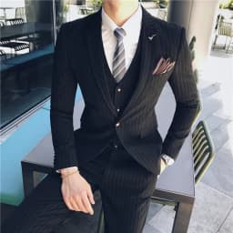 S-7XL (Jacket+Vest+Pants) Fashion Boutique Lattice Formal Business Mens Suit 3Pcs Set Groom Wedding Dress Plaid Suit Show Stage