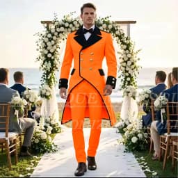 Elegant Wedding Men's Suits Tuxedos Luxury Double Breasted Long Blazer Customized 2 Piece Jacket Pants Sets Formal Groom Outfits