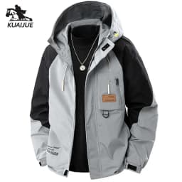 Jacket Mens Spring Autumn New Men Jacket Printing Hooded Jackets Casual Coat Men's Business Coats Size L-4XL 5XL 6XL 7XL 8XL