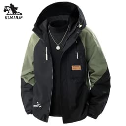 Jacket Mens Spring Autumn New Men Jacket Printing Hooded Jackets Casual Coat Men's Business Coats Size L-4XL 5XL 6XL 7XL 8XL