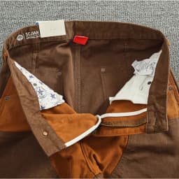 Autumn and winter heavy high-end vintage overalls men bead canvas grain color patchwork logging motorcycle casual pants tide
