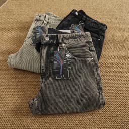 Heavy corduroy straight loose casual pants men's new basic simple versatile trousers