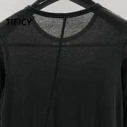 High Street Cotton T-shirts Tops Men's Style | Autumn/Winter Thin Dark Knitted Base Long Sleeve Casual Tshirt TEE Shirt