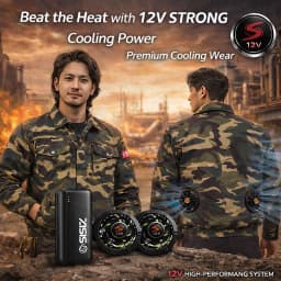 Same Day Delivery Air Conditioning Clothes Clothing Summer Cooling Fan Clothing Fan Cooling Men Charging Outdoor Welder Hot Site Workwear12V
