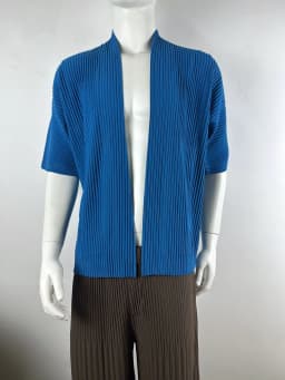 Miyake Pleated Jacket Men's Cardigan Japanese 2025 Spring and Summer New Pleated Men's Loose Big Yards Jacket Hundred Loose Tops