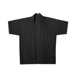 Miyake Pleated Jacket Men's Cardigan Japanese 2025 Spring and Summer New Pleated Men's Loose Big Yards Jacket Hundred Loose Tops