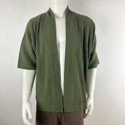 Miyake Pleated Jacket Men's Cardigan Japanese 2025 Spring and Summer New Pleated Men's Loose Big Yards Jacket Hundred Loose Tops